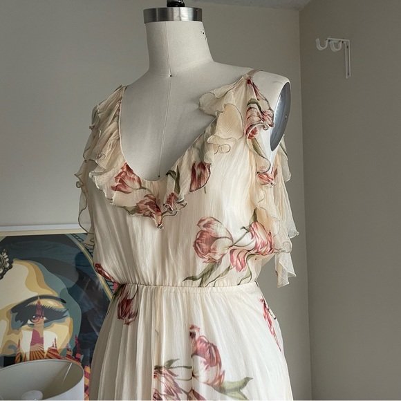 V7 NFC Chiffon Floral Dress - Picture 3 of 11